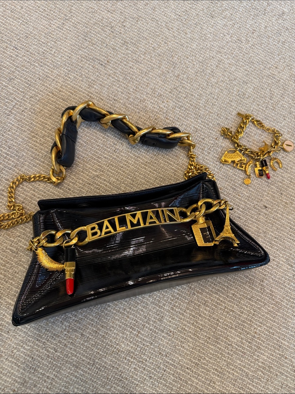 Balmain Paris CHARM clutch